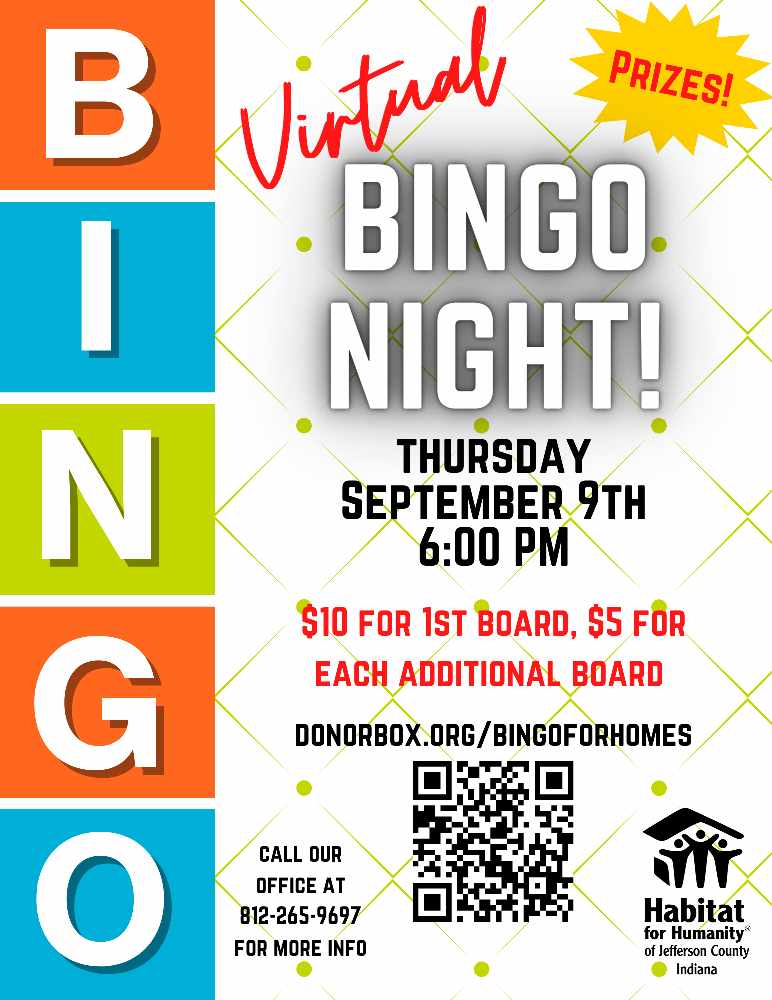 Habitat for Humanity Virtual Bingo Night - 95.3 WIKI