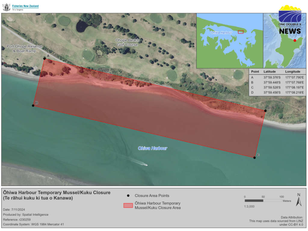 The closure has been in place from 13 November, 2024 until 12 November 2026. (IMAGE SUPPLIED: MPI)