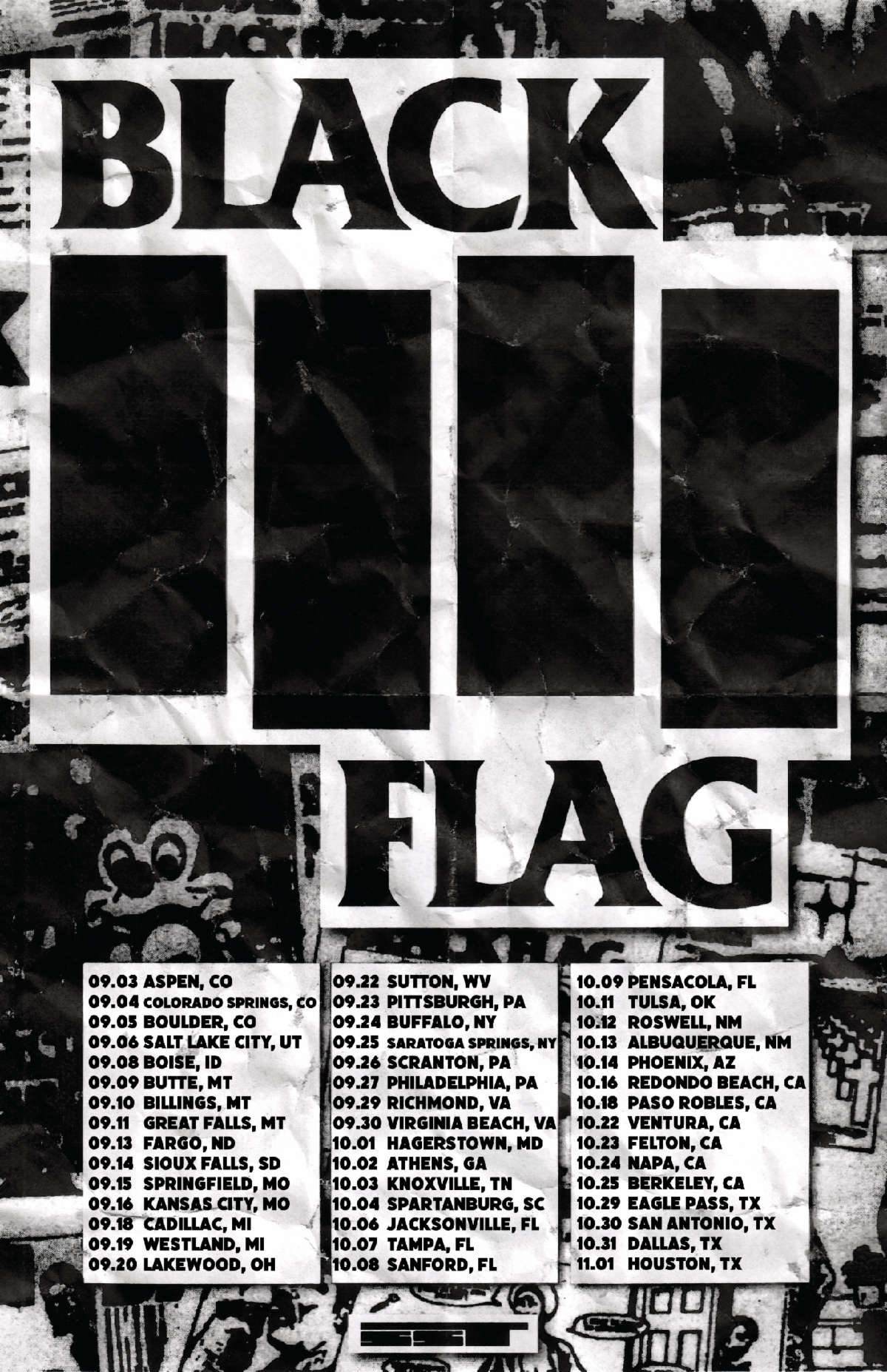 BLACK FLAG ANNOUNCES EXTENSIVE 2026 U.S. TOUR - KNAC.COM