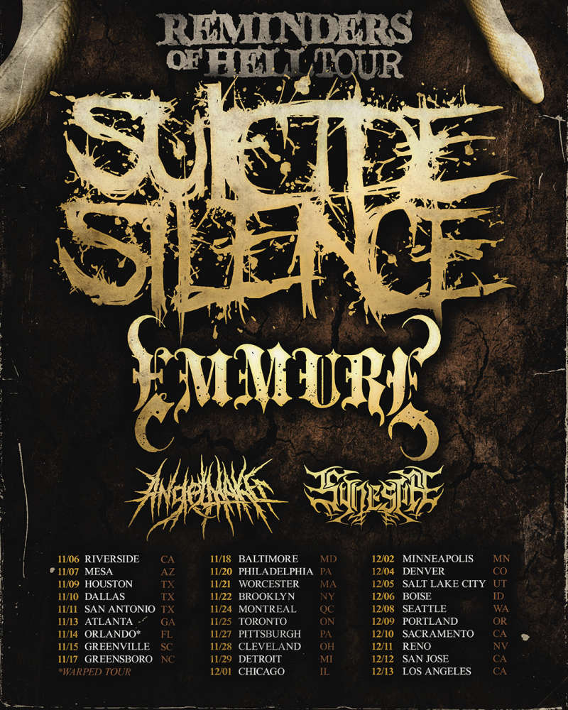 SUICIDE SILENCE RELEASE VIDEO FOR NEW SINGLE 