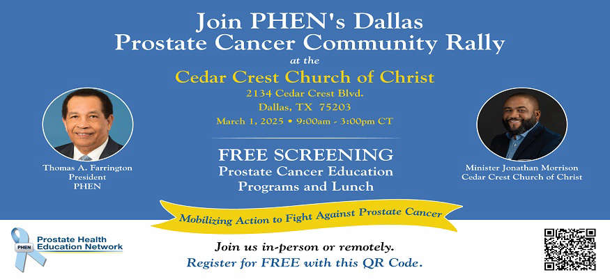 Dallas Prostate Cancer Community Rally