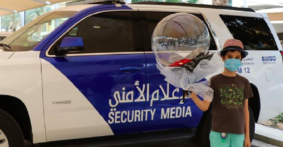 Abu Dhabi Police Surprises Boy On His 10th Birthday Dubai 92 Your Dubai 92