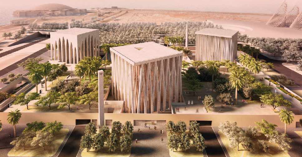 Photos: Abrahamic Family House takes shape in Abu Dhabi - Dubai 92 ...