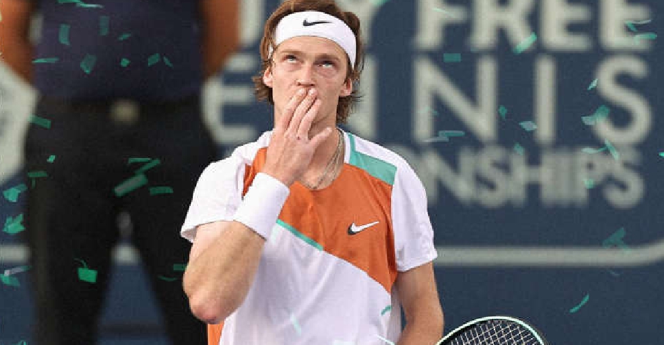 Andrey Rublev wins 2022 Dubai Tennis Championship