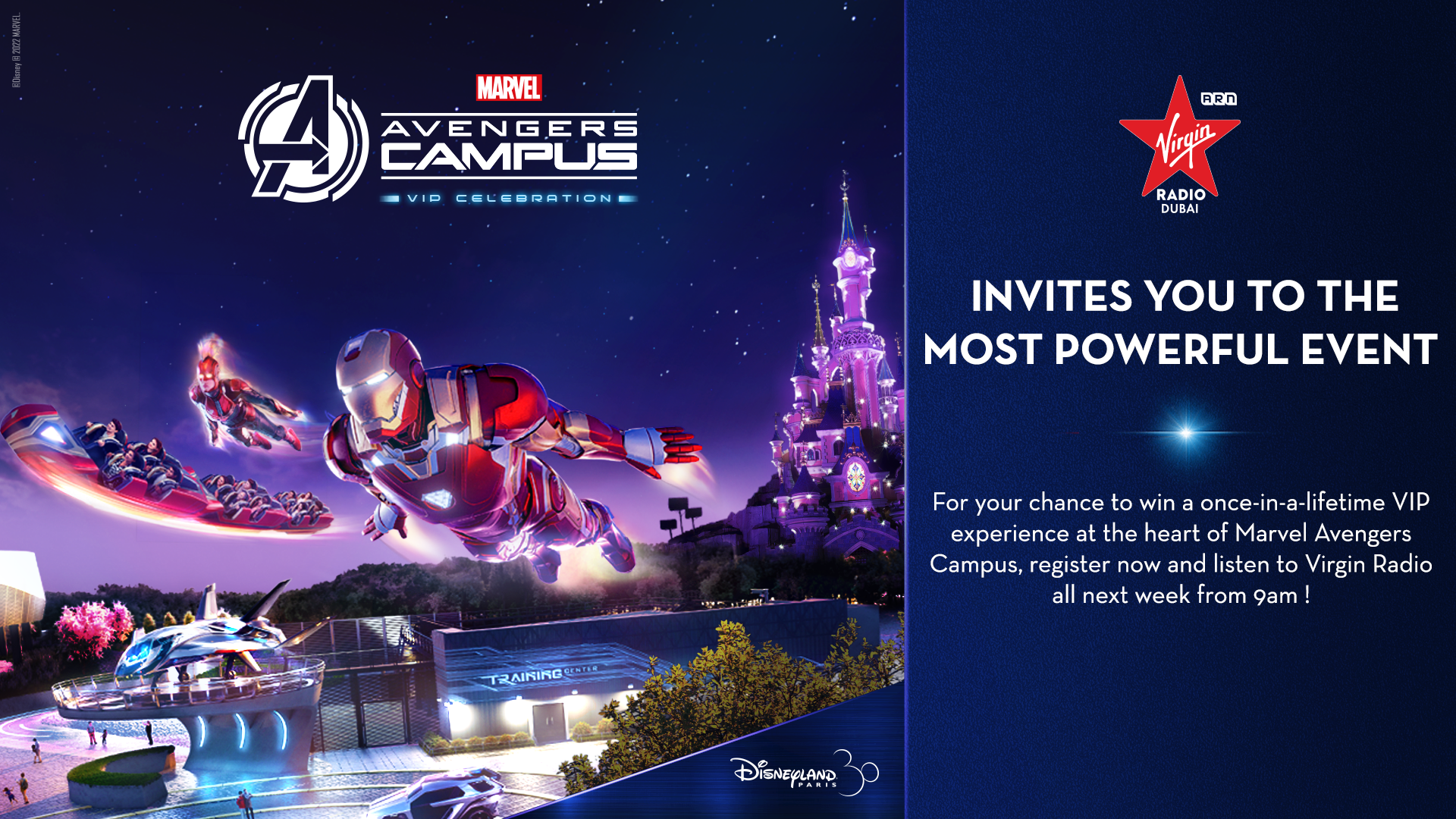 Win A Trip To The Heart Of Marvel Avengers Campus - Virgin Radio Dubai