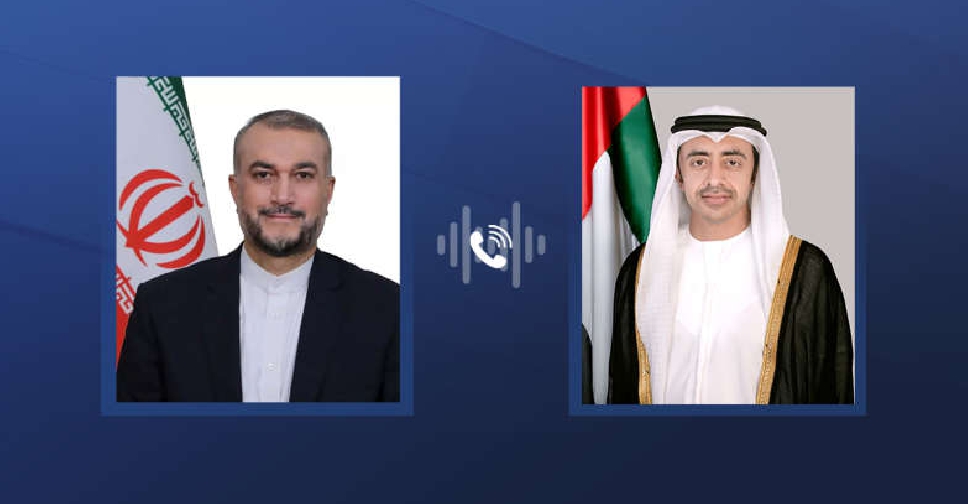 Sheikh Abdullah discusses Israel-Hamas battle with Iran FM
