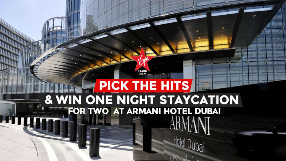 Pick The Hits Win A Night Stay At Armani Hotel Dubai Virgin