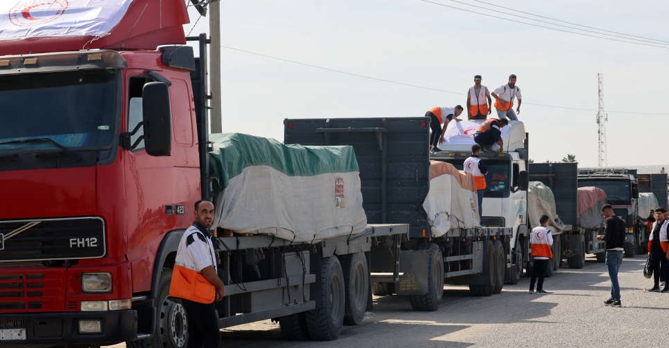 Second support convoy enters Egyptian aspect of Rafah crossing en path to Gaza