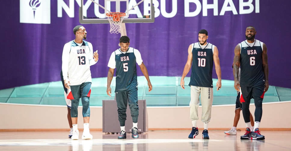 US Basketball Men’s National Team Arrives in Abu Dhabi
