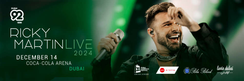 Ricky Martin is coming to Dubai!