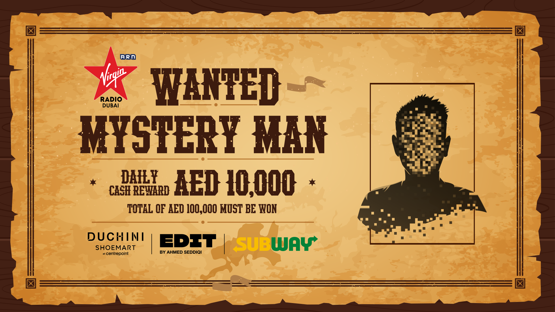 Wanted Mystery Man 