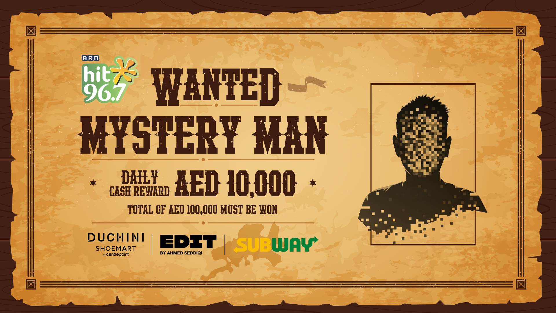 WANTED MYSTERY MAN 