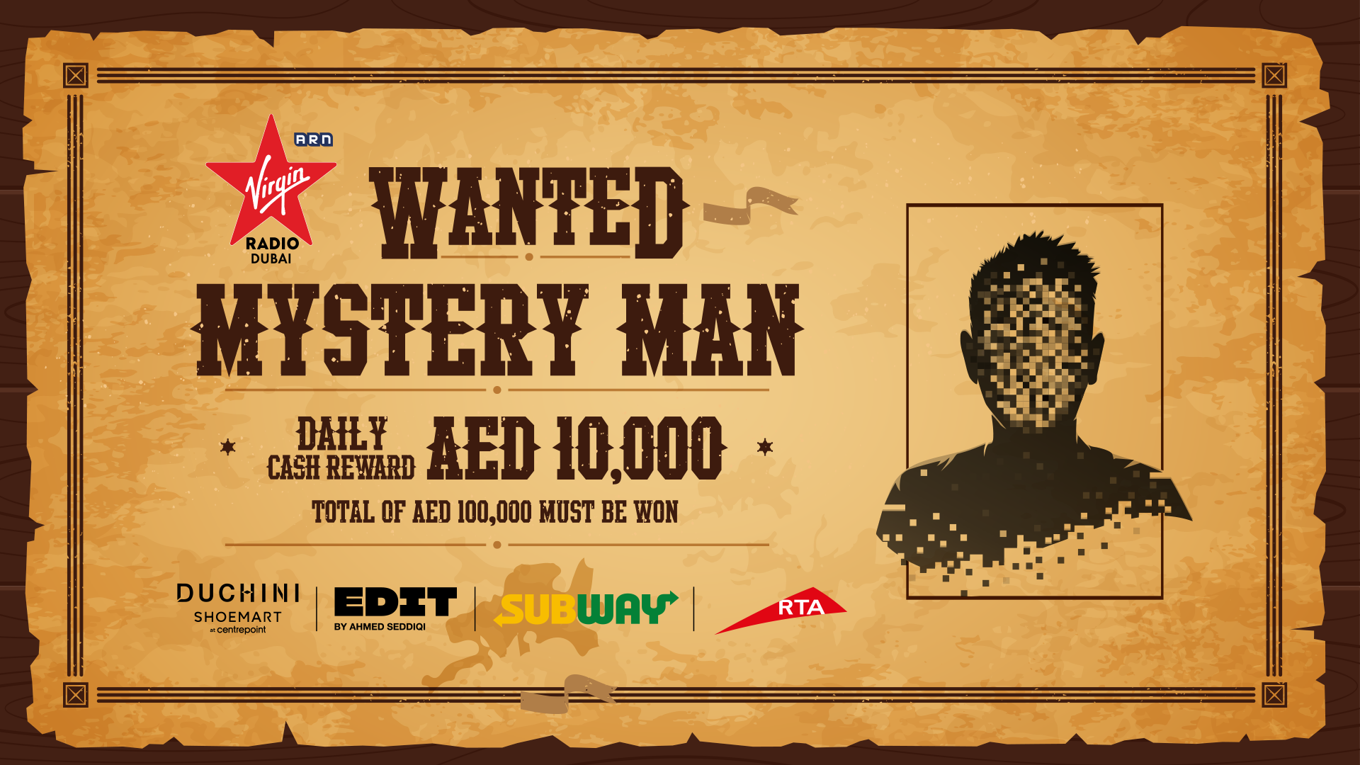 Wanted Mystery Man 