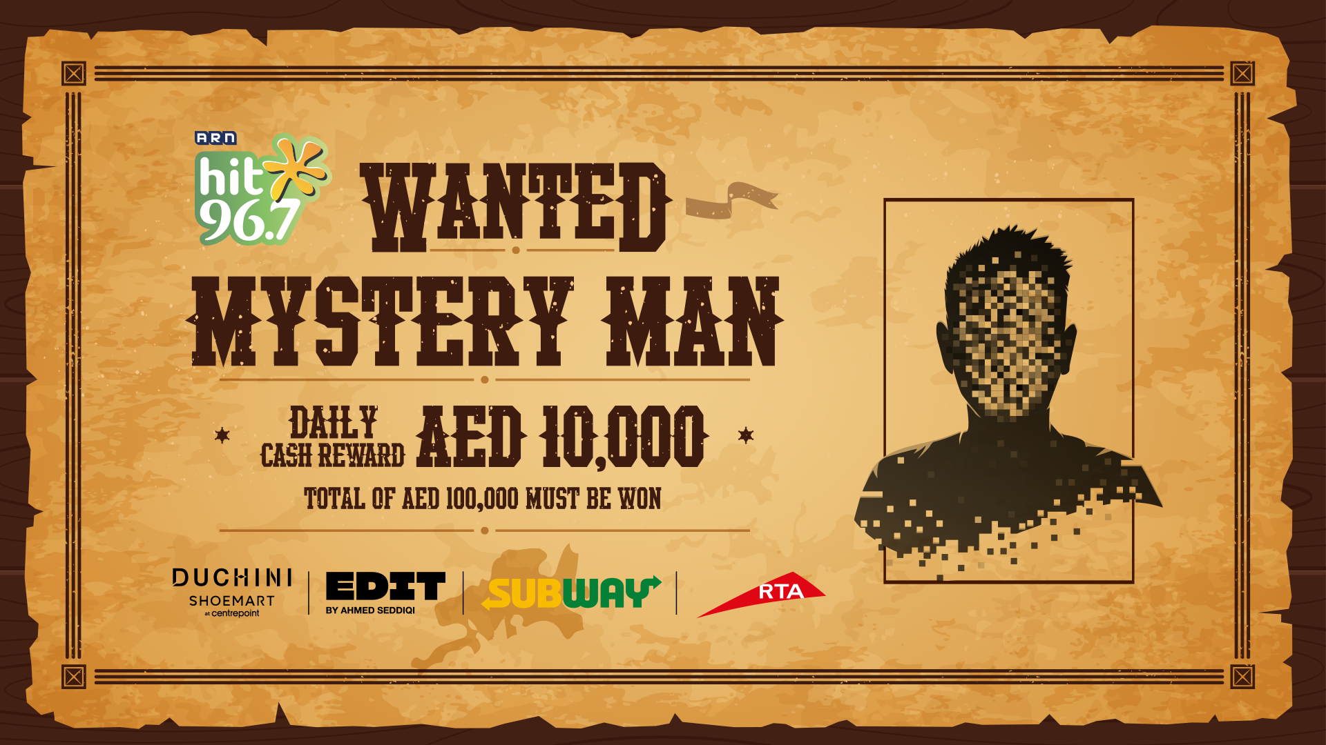 WANTED MYSTERY MAN 