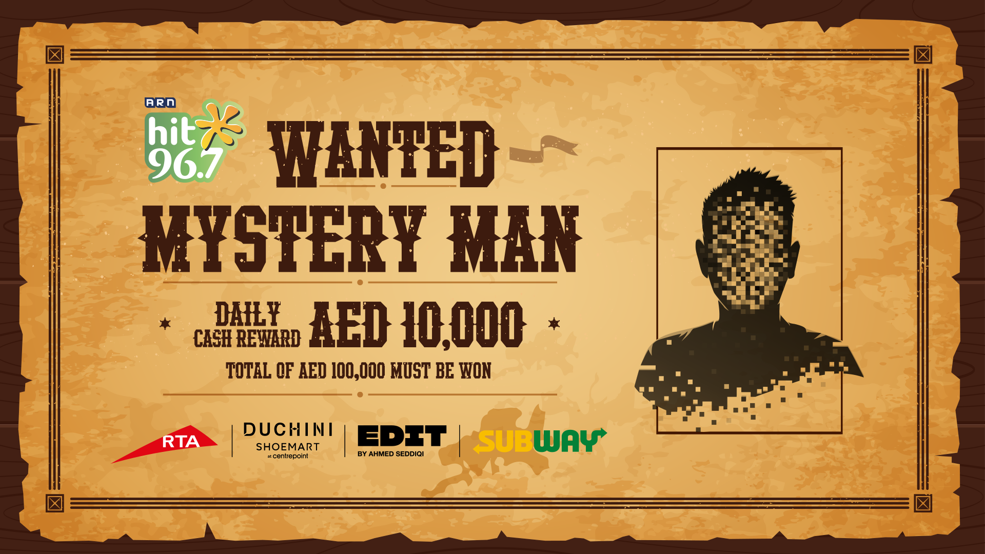 WANTED MYSTERY MAN 