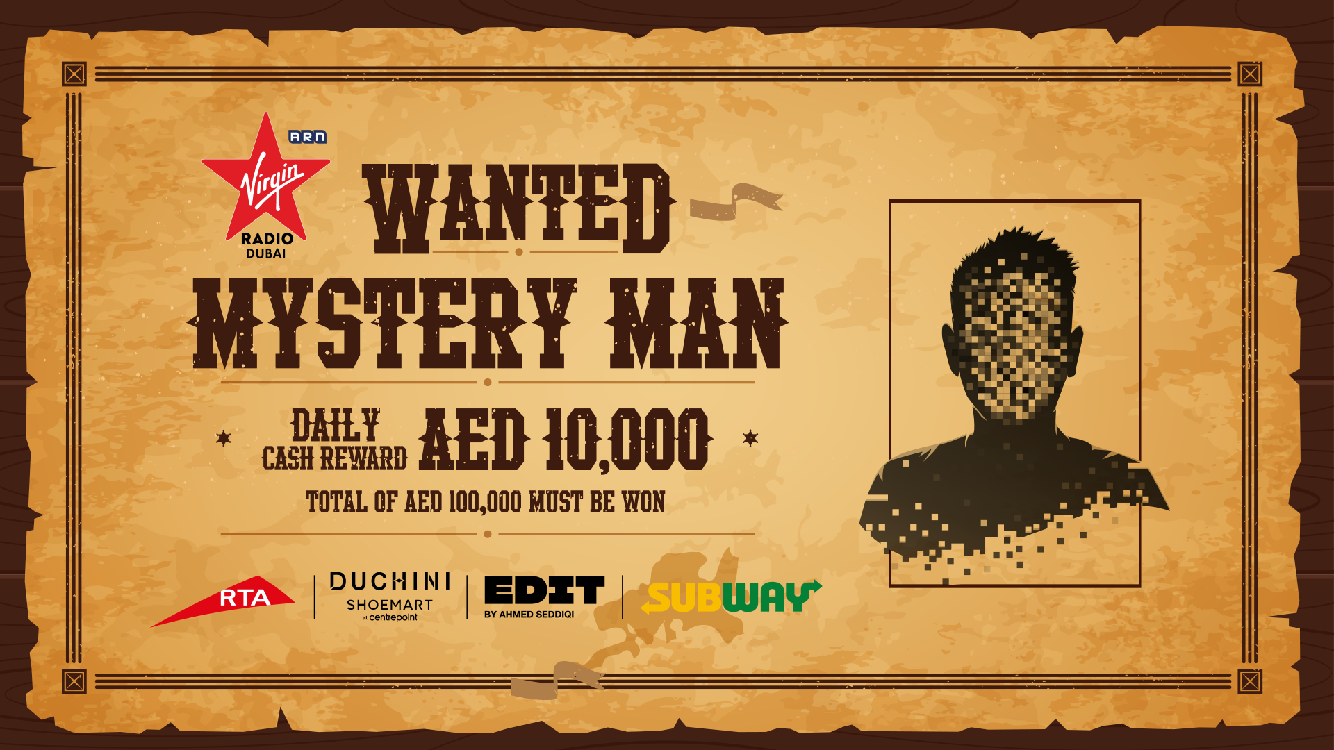 Wanted Mystery Man 