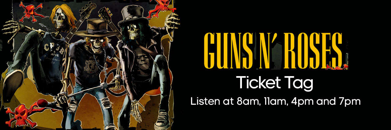 Guns N' Roses Ticket Tag 