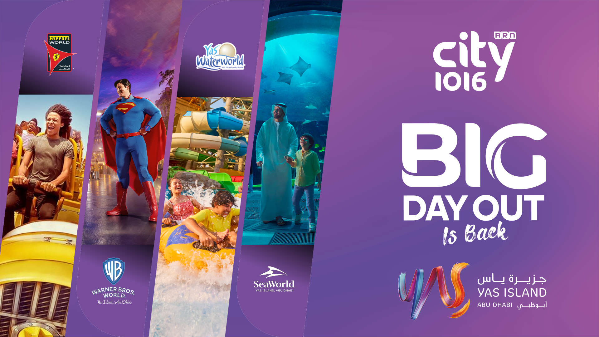 Big day out at Yas Island