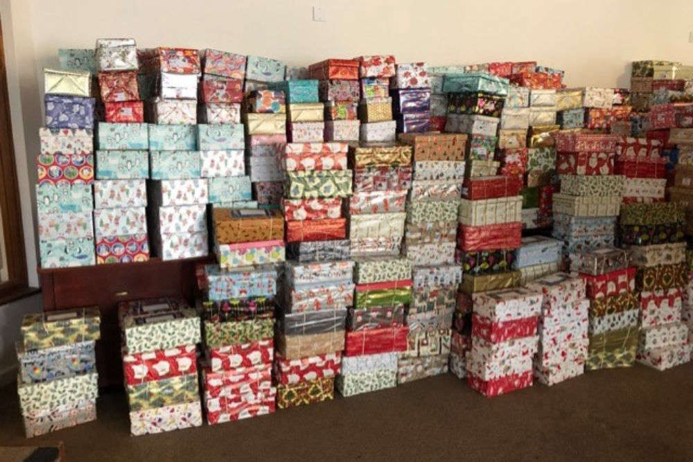 Shoeboxes Start Journey For Christmas Channel 103