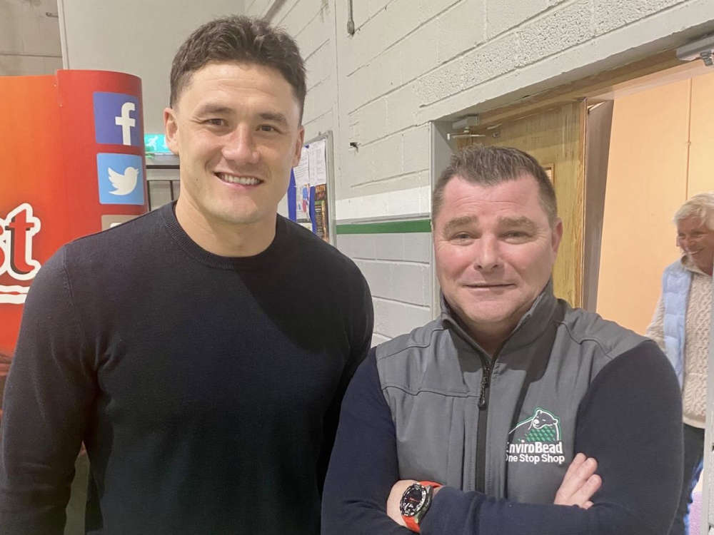 Lee Chin - Wexford GAA Star and Fergal Cantwell, Envirobead (Lead Sponsor)