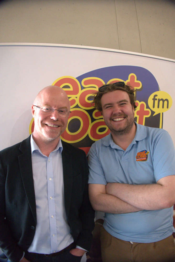 Minister for Health and Wicklow TD Stephen Donnelly and EastCoast FM ...