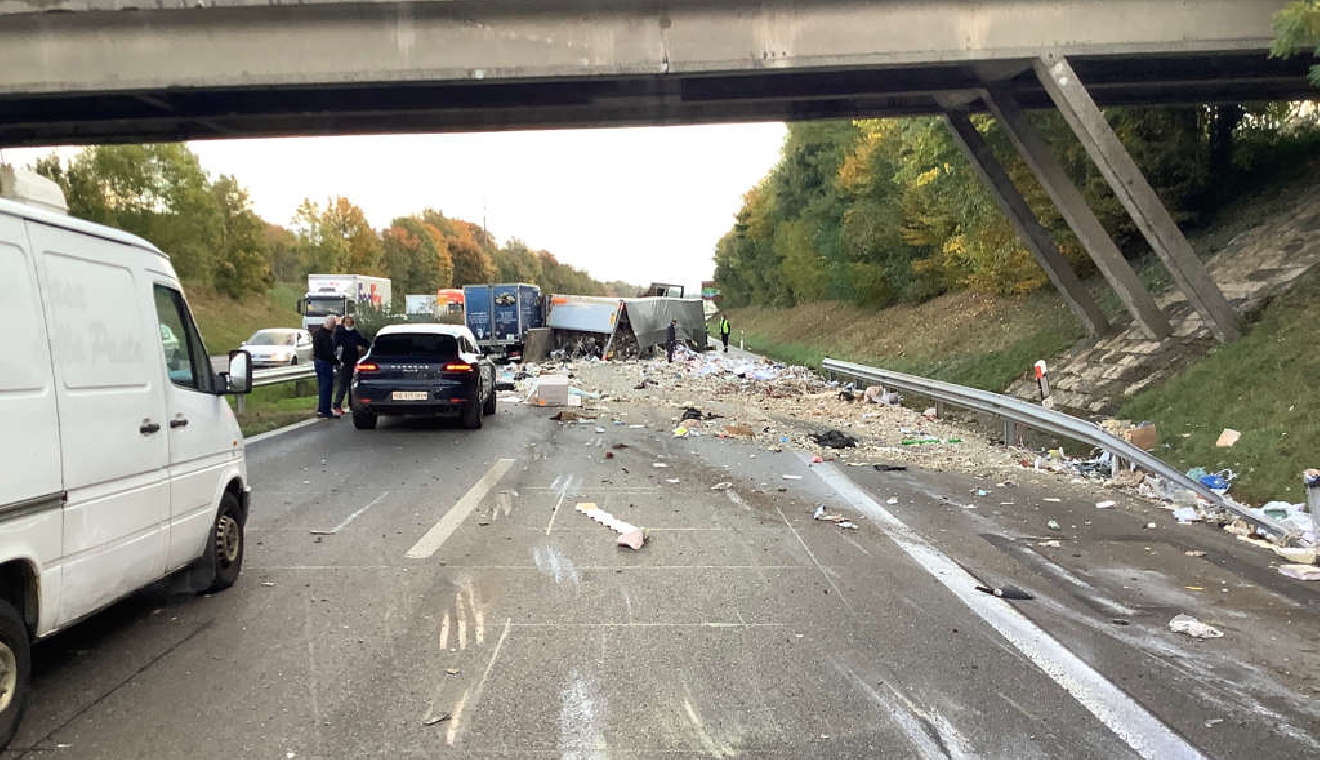 Major accident closes A1 yesterday WRS