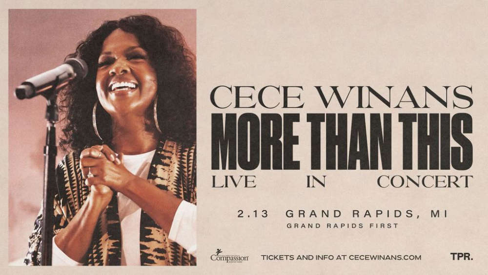 CeCe Winans More Than This live in concert February 13, 2025 Grand Rapids MI Michigan Grand Rapids First