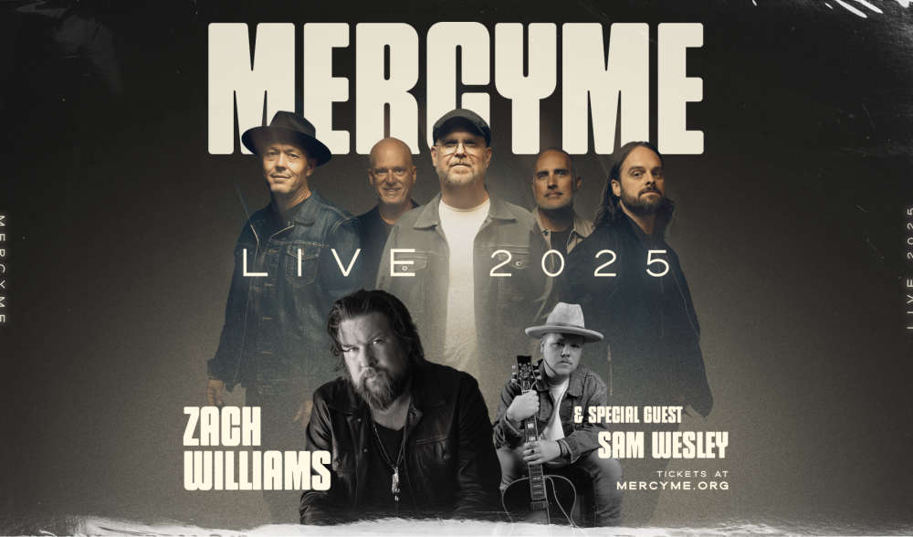 Mercy Me and Zach Williams in concert at Van Andel Arena Grand Rapids MI April 13, 2025