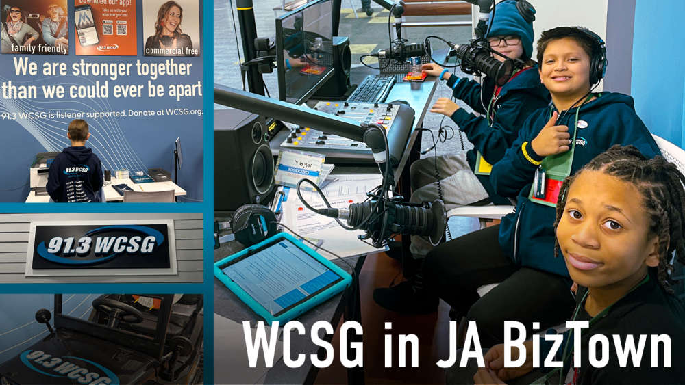 91.3 WCSG in Junior Achievement of the Michigan Great Lakes Biztown