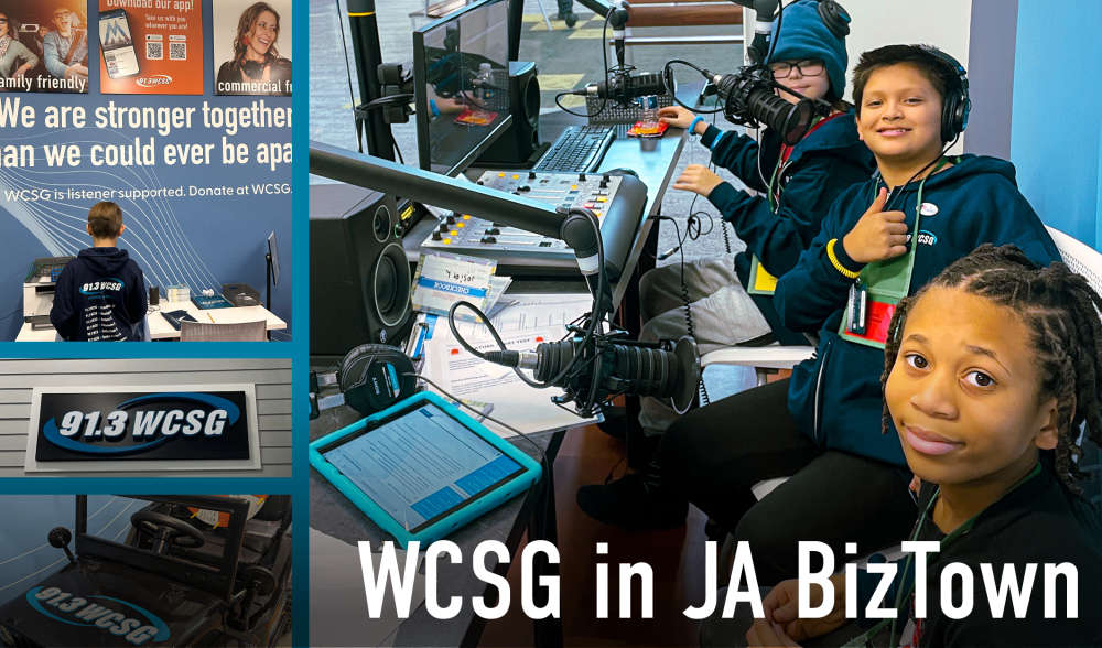 91.3 WCSG partners with Junior Achievement BizTown