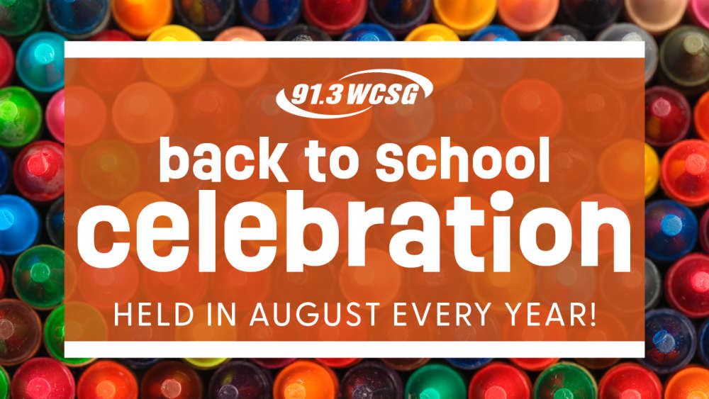 91.3 WCSG Back to School Celebration held in August every year