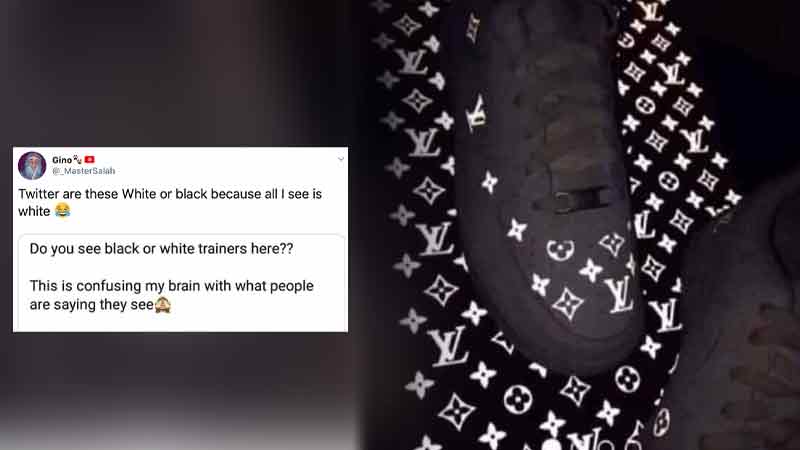 People have been left baffled by these Louis Vuitton trainers - with some  seeing them as black while others see white