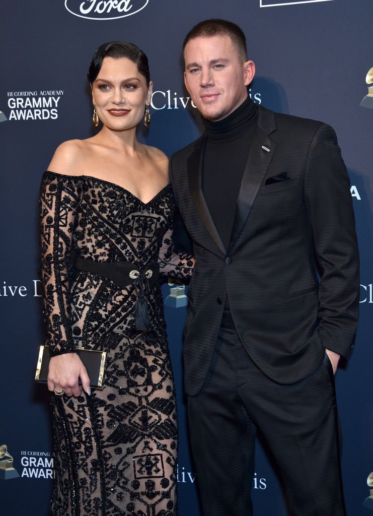 Jessie J and Channing Tatum appear on the red carpet for the Pre-Grammy Gala