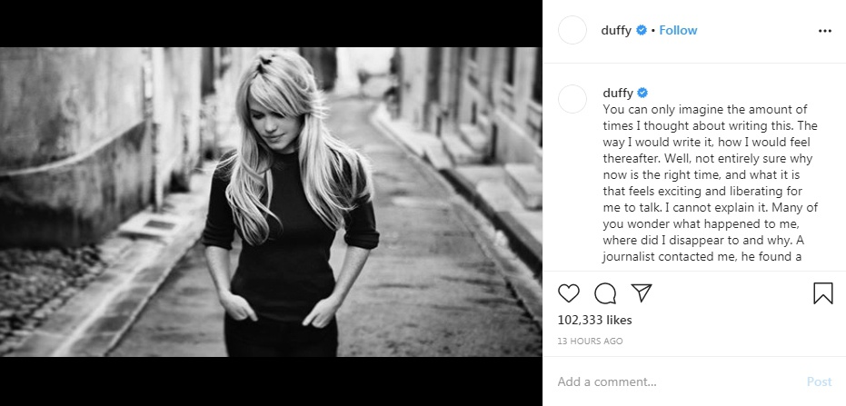 Duffy - Instagram Rape Drugged 