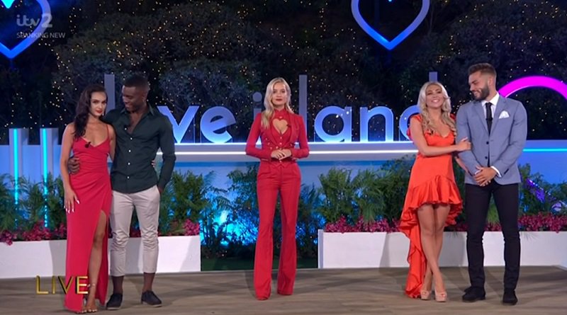 Love Island host Laura Whitmore in this winter series final