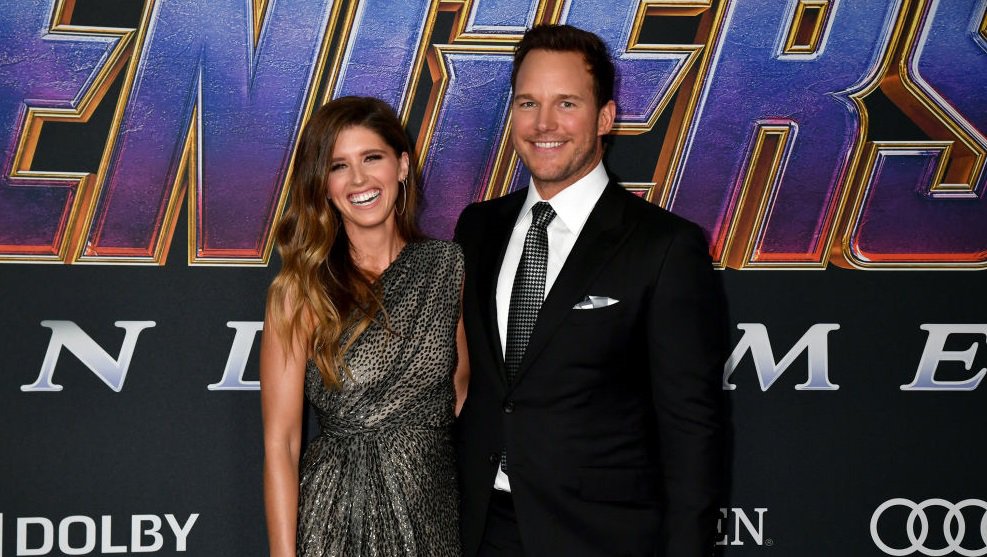 Chris Pratt and wife Katherine Schwarzenegger at the World Premiere of  "Avengers: Endgame"