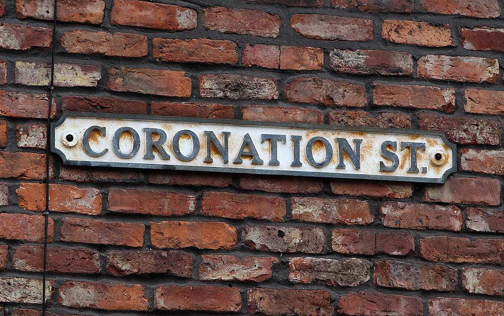 Coronation Street sign from set