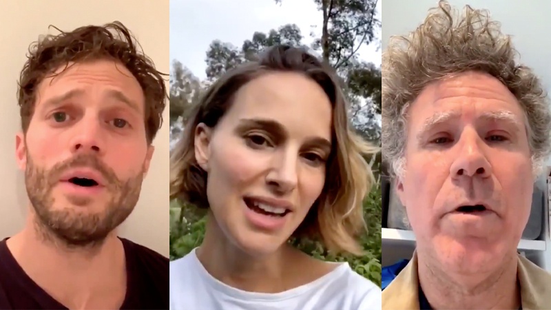 WATCH: Hollywood stars sing 'Imagine' to spread hope during health ...
