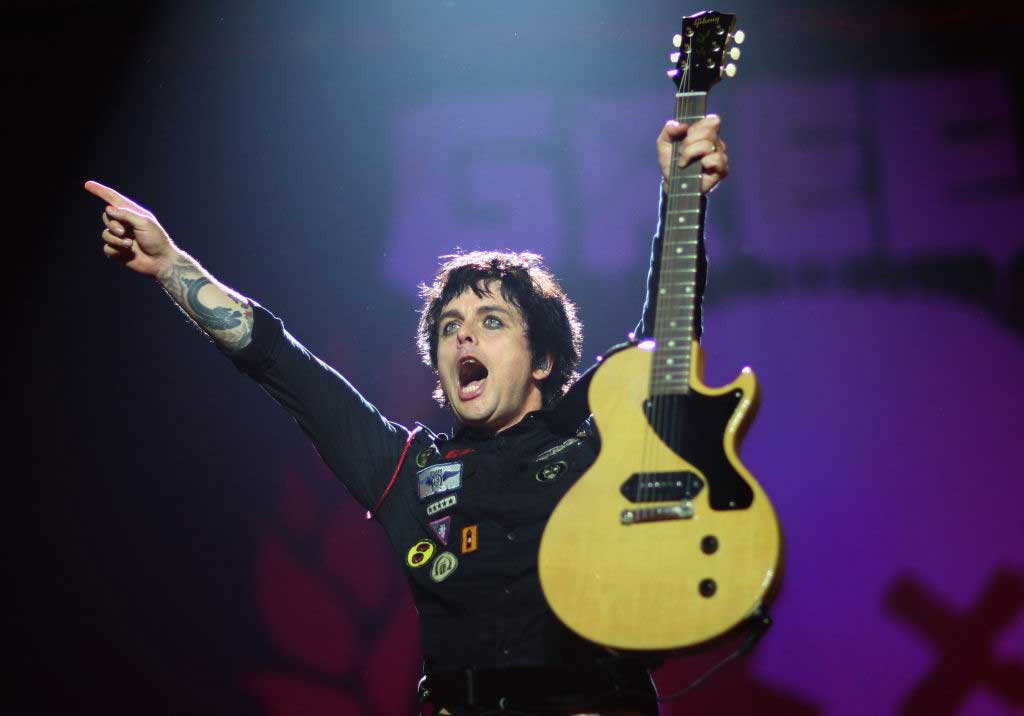 Billie Joe Armstrong performing live