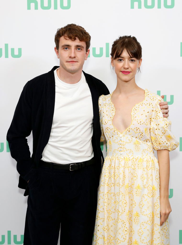 Paul Mescal and Daisy Edgar-Jones attend the Hulu Panel at Winter TCA 2020