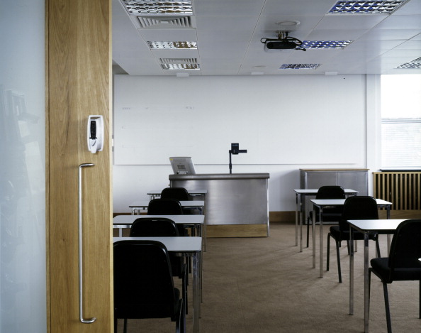 Lansdowne House, Floors 3 And 4, Dublin, Ireland, Architect De Blacam And Meagher, Lansdowne House, Floors 3 And 4 Example Of Classroom (Photo By View Pictures/Universal Images Group via Getty Images)