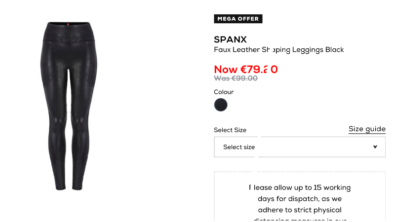 Famous SPANX leggings are on sale at Arnotts - Dublin's FM104