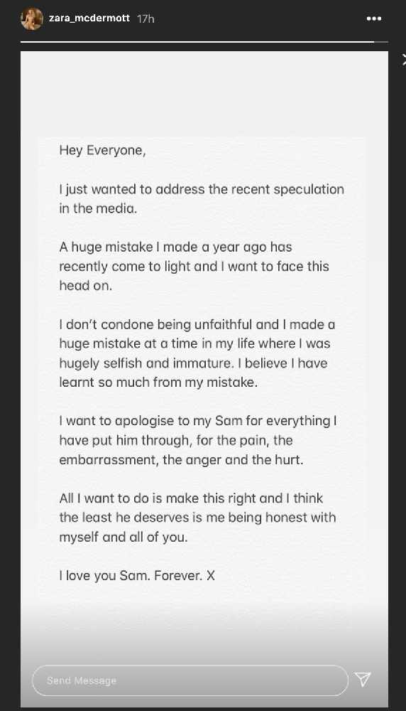 Cheating Wife Apology