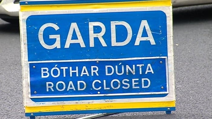 Emergency services attending the scene of serious Annagassan collision