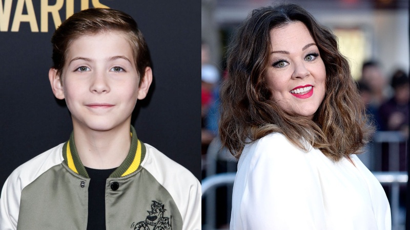 Jacob Tremblay and Melissa McCarthey