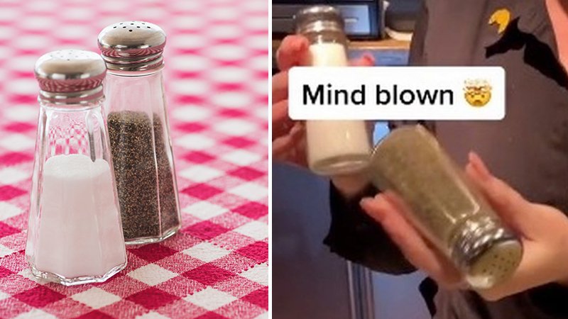 Salt and Pepper Shaker Trick Is Blowing Up the Internet