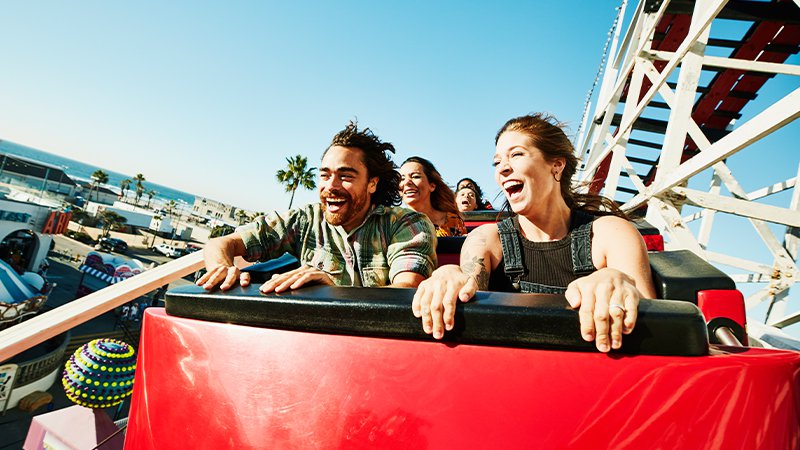 Reopened Theme Parks Ban Screaming on Roller Coasters. Riders Are