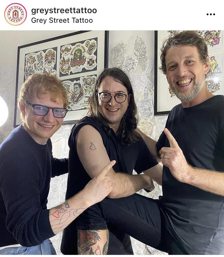 Ed Sheeran Says His Massive Lion Chest Tattoo Won't Be His Last!-  PopStarTats