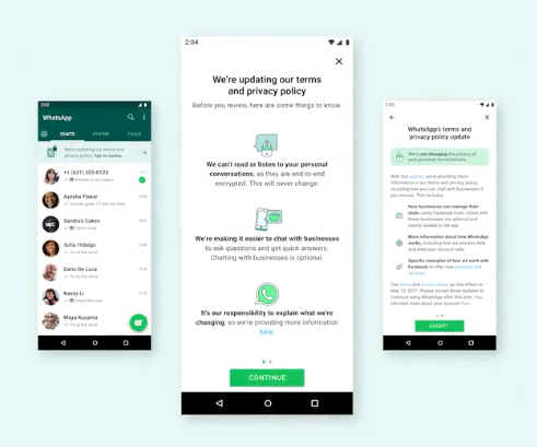 WhatsApp bloqueará su teléfono si no está de acuerdo con la ventana emergente de privacidad esta semana