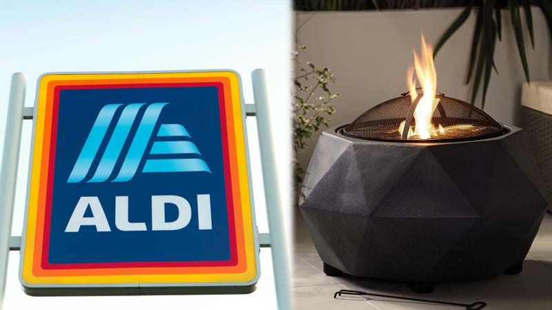 Aldi Unveil Outdoor Furniture Collection Featuring A Firepit And Mini Picnic Table Cork S 96fm